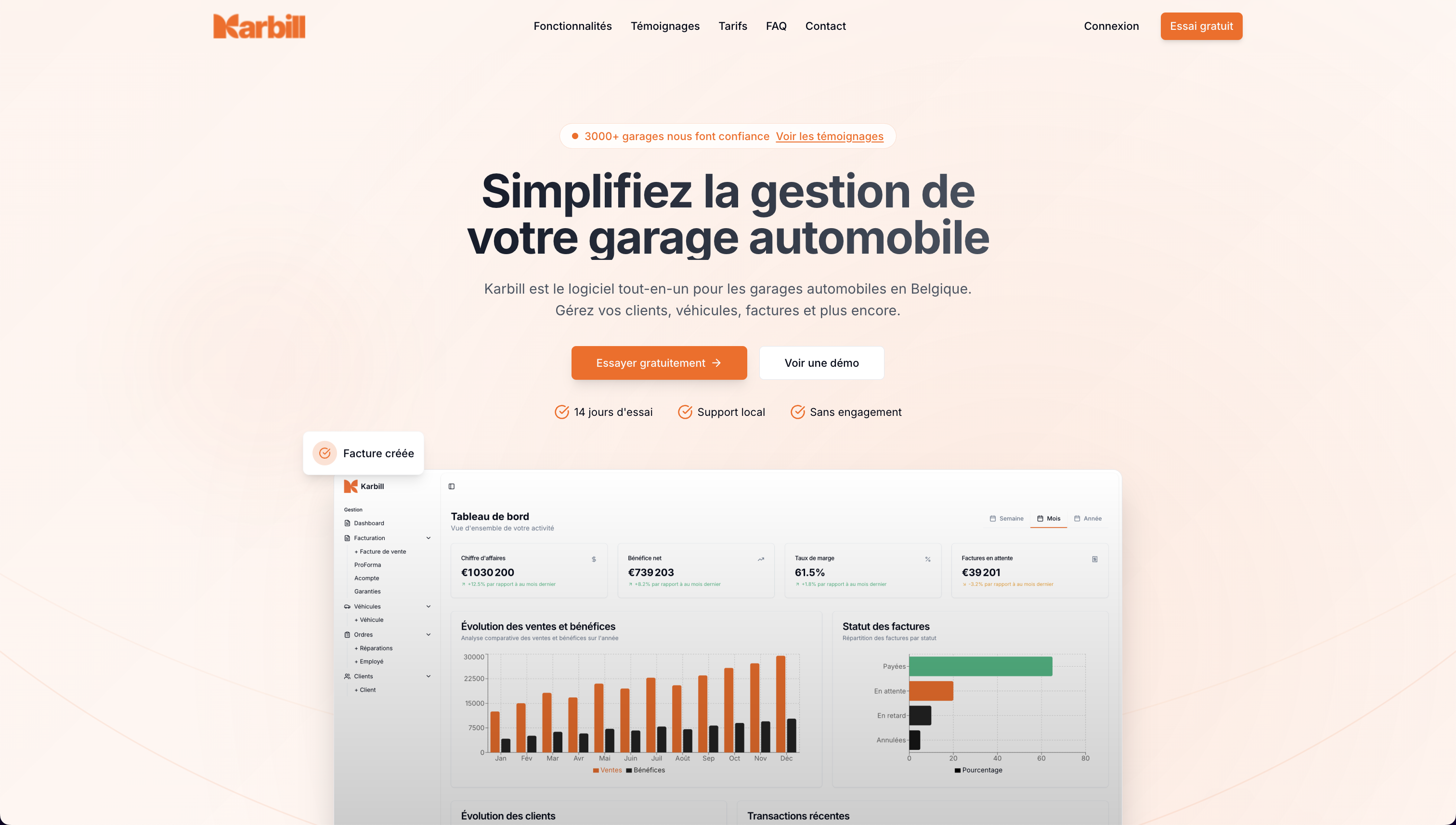 Karbill Dashboard